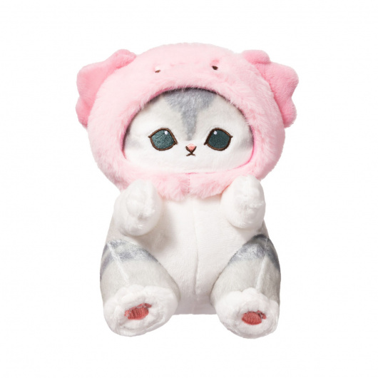 Mofusand Series Плюшена играчка, коте с костюм