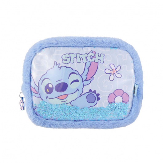 Disney Lilo & Stitch Козметична чантичка с брокат (Stitch)