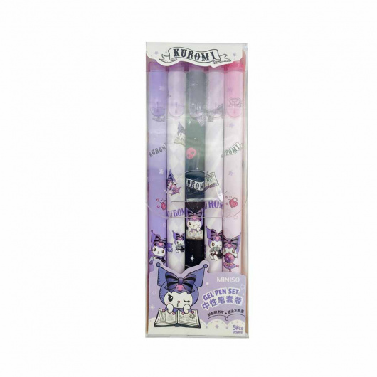 Sanrio Комплект с химикали, 5 бр., Kuromi 