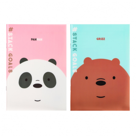 WE BARE BEARS Бележник, 40 стр., 2 бр.