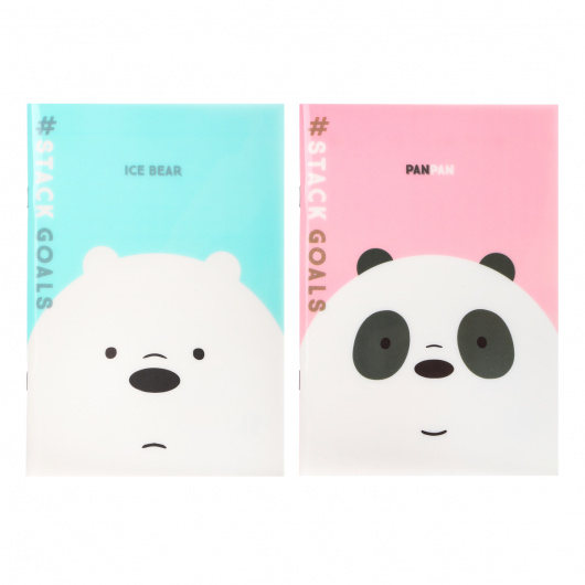 WE BARE BEARS Бележник, 40 стр., 2 бр.