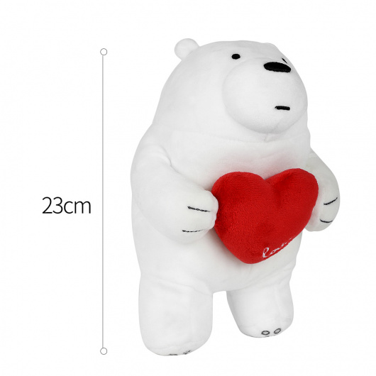 WE BARE BEARS Плюшена играчка, Ice Bear