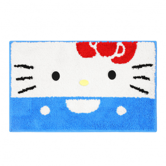 SANRIO Постелка за под, Hello Kitty, синя