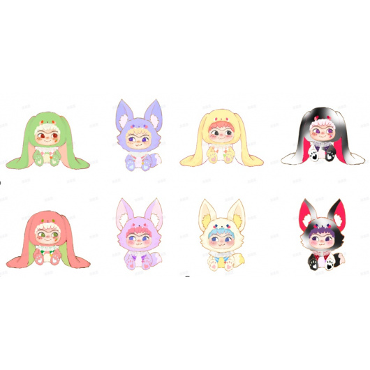 WAKUKU Кутия - изненада, Fox & Bunny Heart of Youth Collection