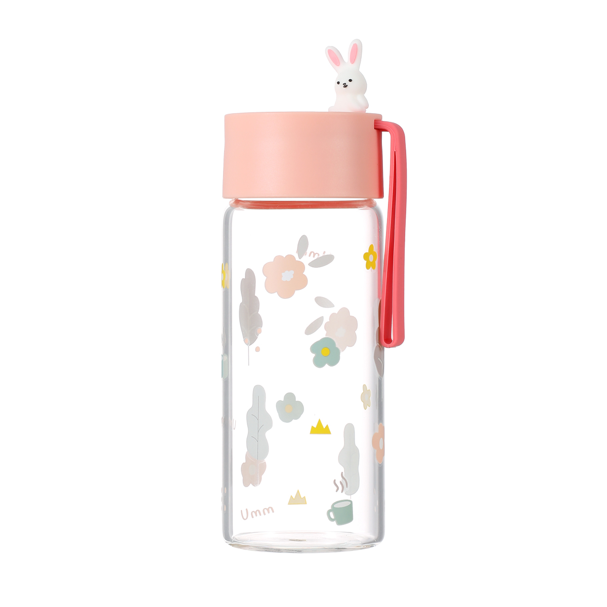 Бутилка за вода, 300 мл., розова - MINISO България