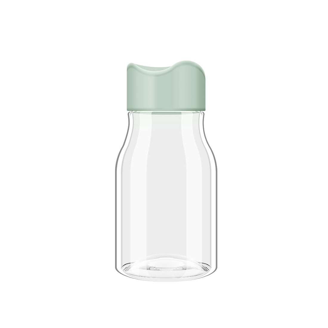 Пластмасова бутилка за вода, 320 ml., зелена - MINISO България