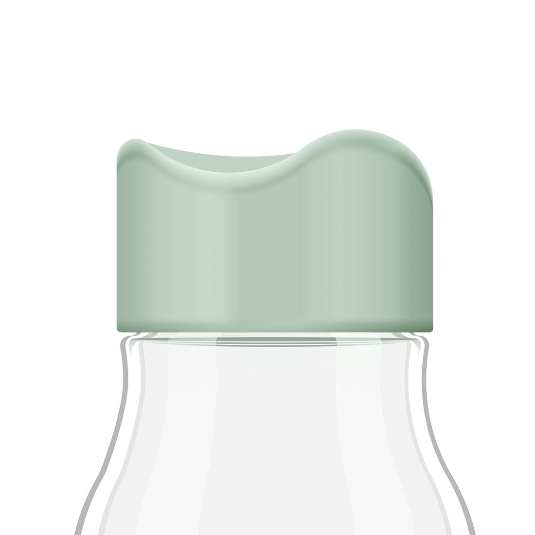 Пластмасова бутилка за вода, 320 ml., зелена - MINISO България